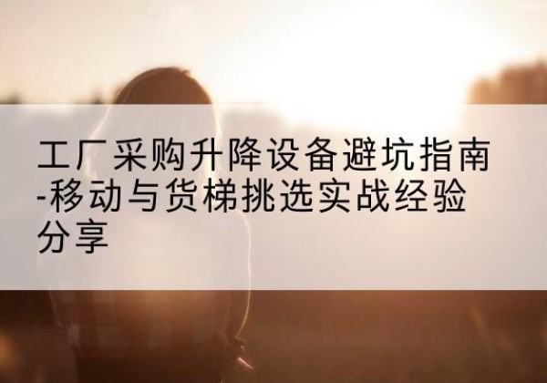 留坝移动式升降机怎么选-工厂采购升降设备避坑指南-移动与货梯挑选实战经验分享